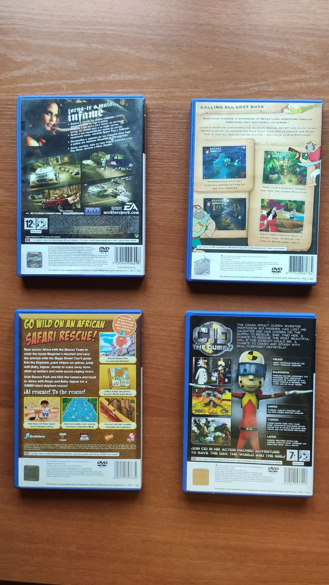 Jogos PS2 e PC 4,50€