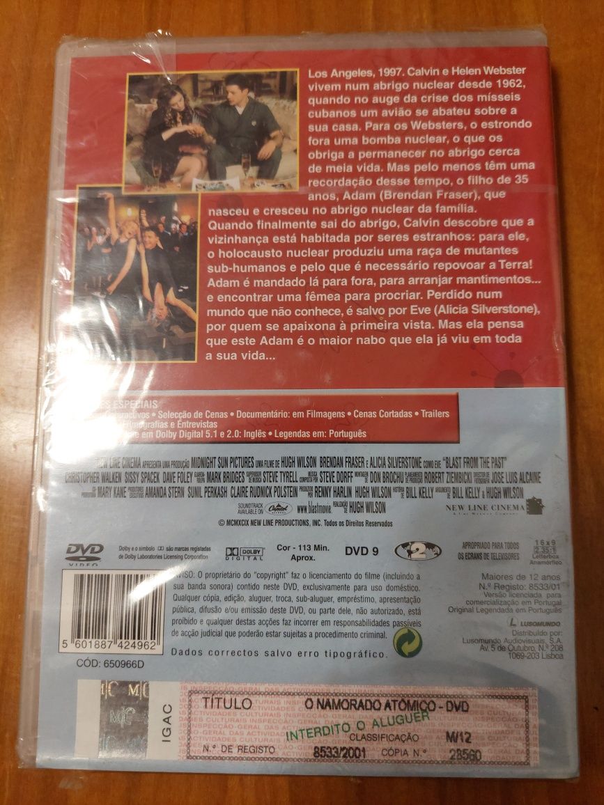 Dvd - O Namorado Atómico NOVO SELADO