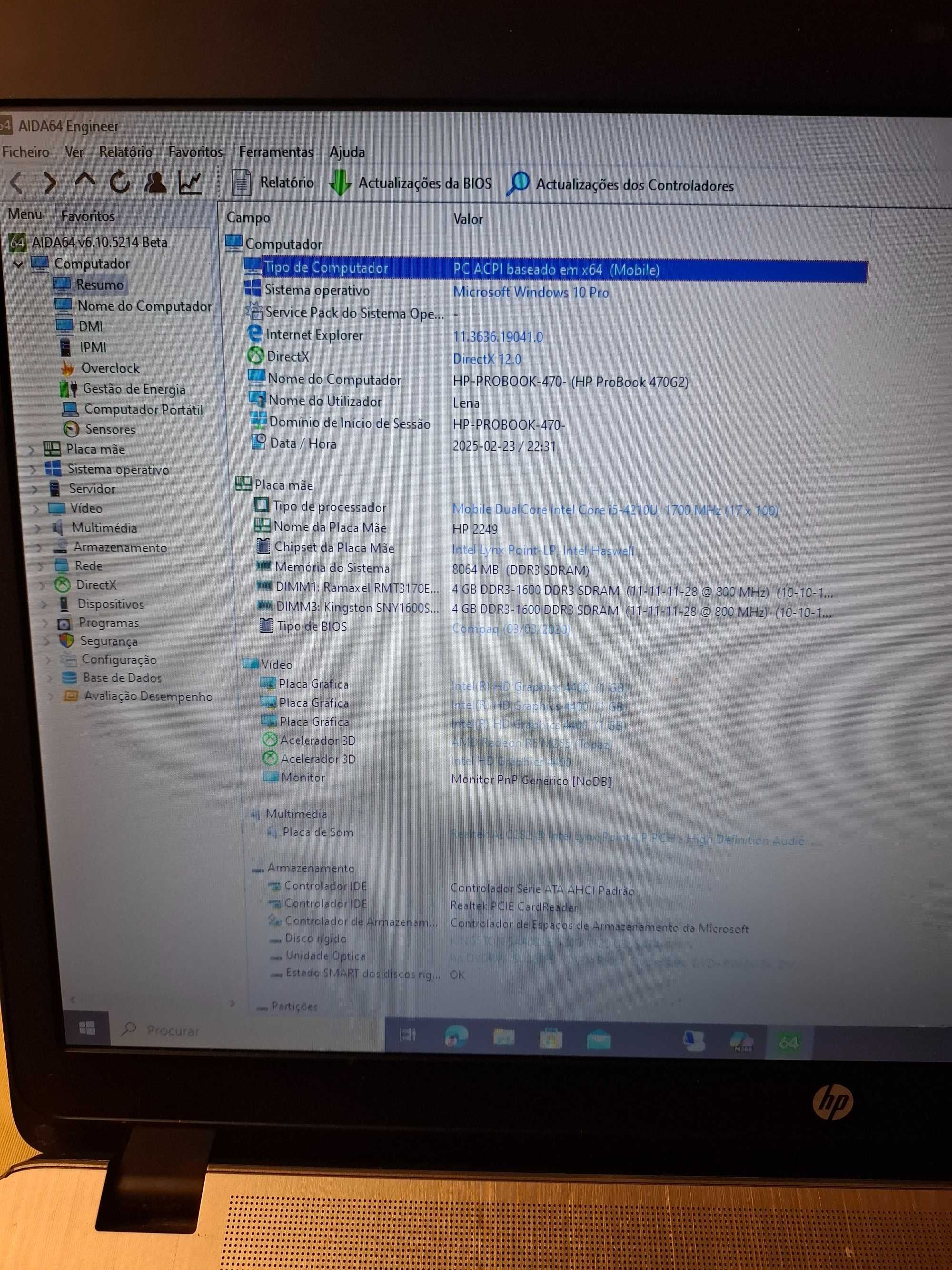 Computador Portatil HP PROBOOK 470G2