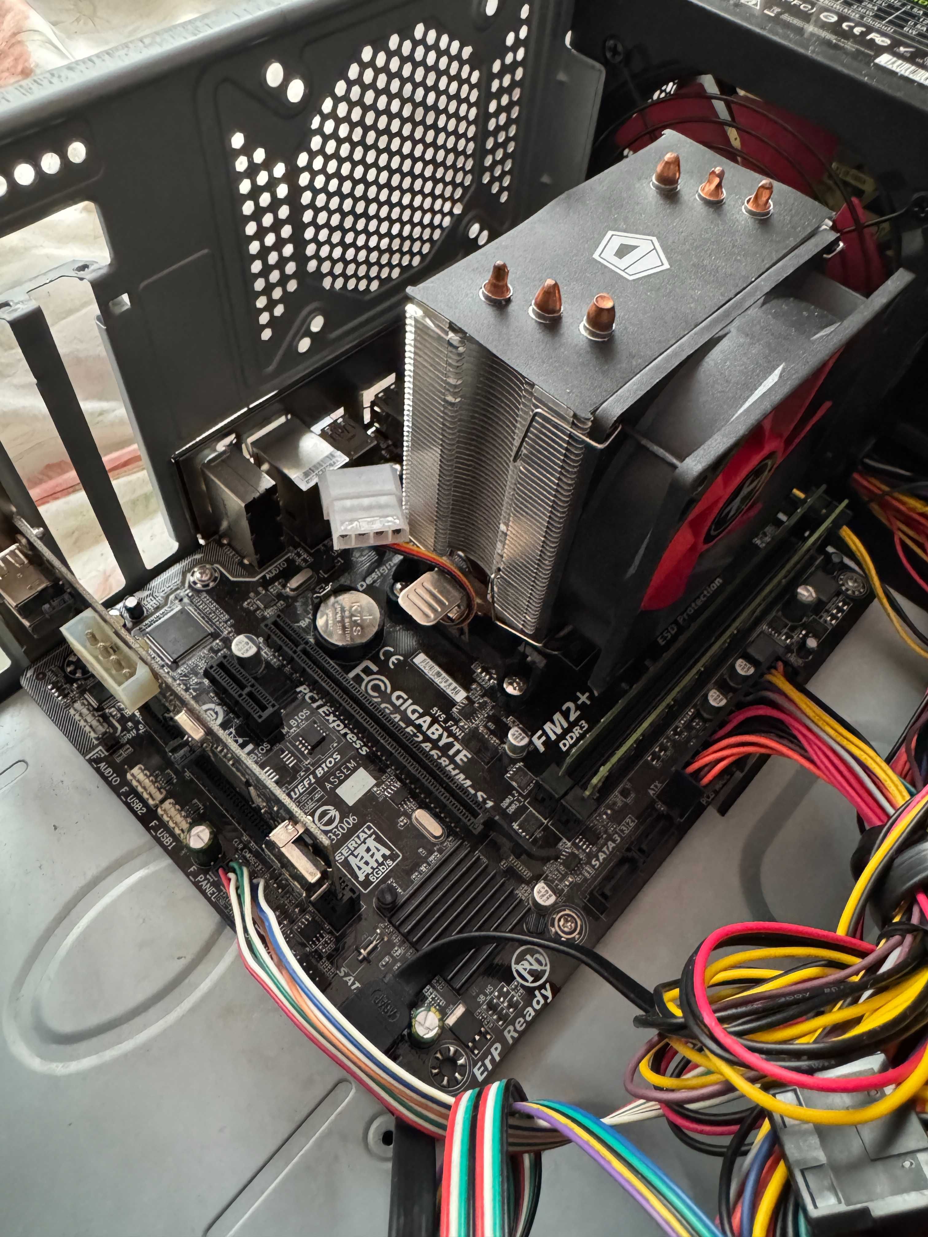 Комплект AMD A10-5800K 4ядра +Материнка +память DDR3 12Gb +кулер Башня