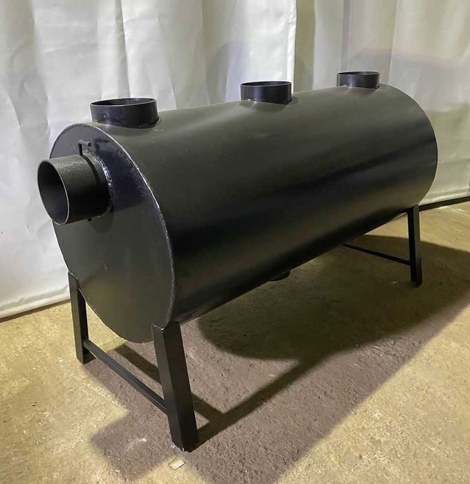 • 560 м2! 6 мм! Печь Буржуйка Теплогенератор Булерьян (Булер'ян)