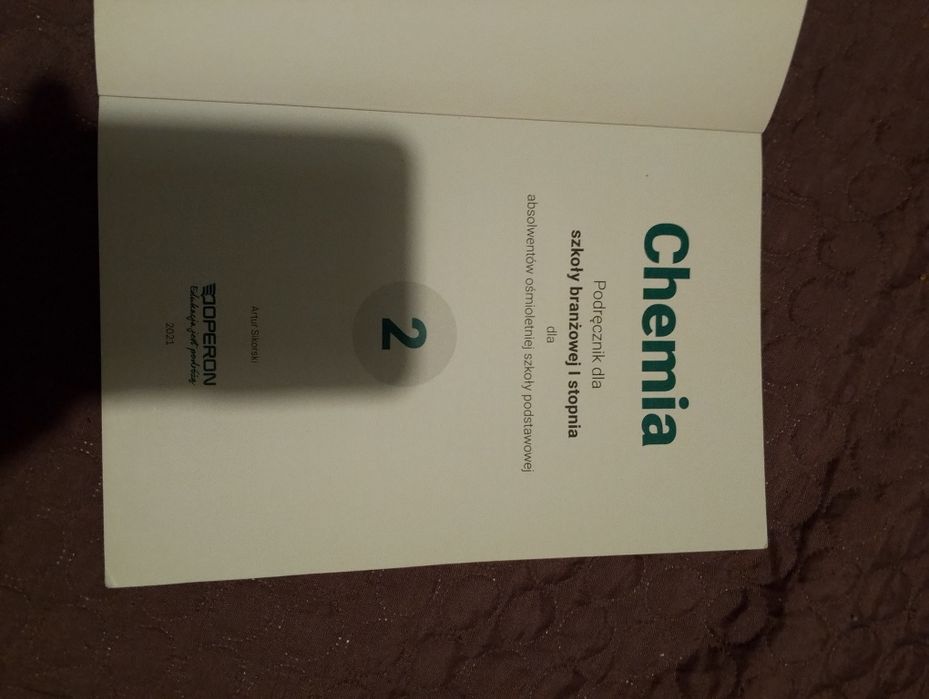Chemia klasa 2 szkoła branzowa