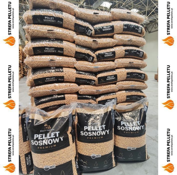 Pellet PREMIUM Sosnowy A1 Benefit Partner - Transport pod twoje drzwi!