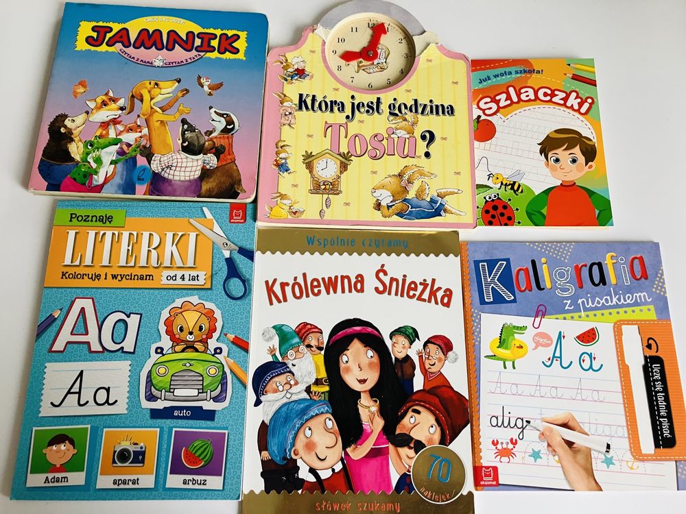 Montessori, Nauka czytania, nauka zegarów, nauka pisania, kaligrafia