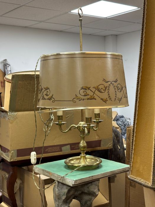 Candeeiro Francês de Mesa em latão