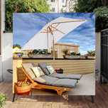 PARASOL OGRODOWY 200x150cm tarasowy drewniany DUŻY wybór OUTLET