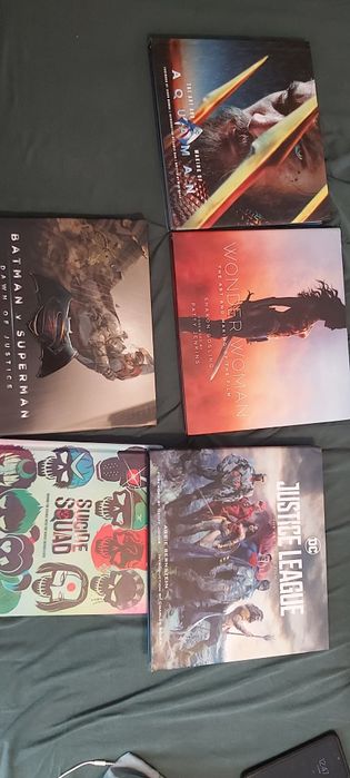 DC Batman Wonder Woman Aquaman Justice League komiks film album Art Of