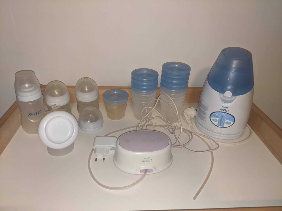 Philips AVENT / Laktator SCF 332 + podgrzewacz do butelek SCF 260