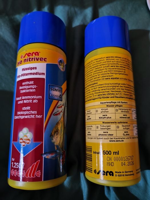 SERA BIO NITRIVEC

Bakterie biofilter preparat w płynie do filtracji