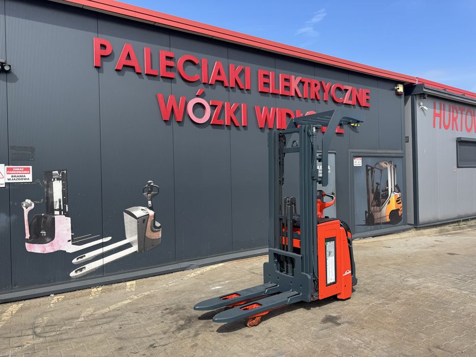 Paleciak elektryczny Linde L 14 Ap 2018 r 480 cm 1400 kg wózek Linde