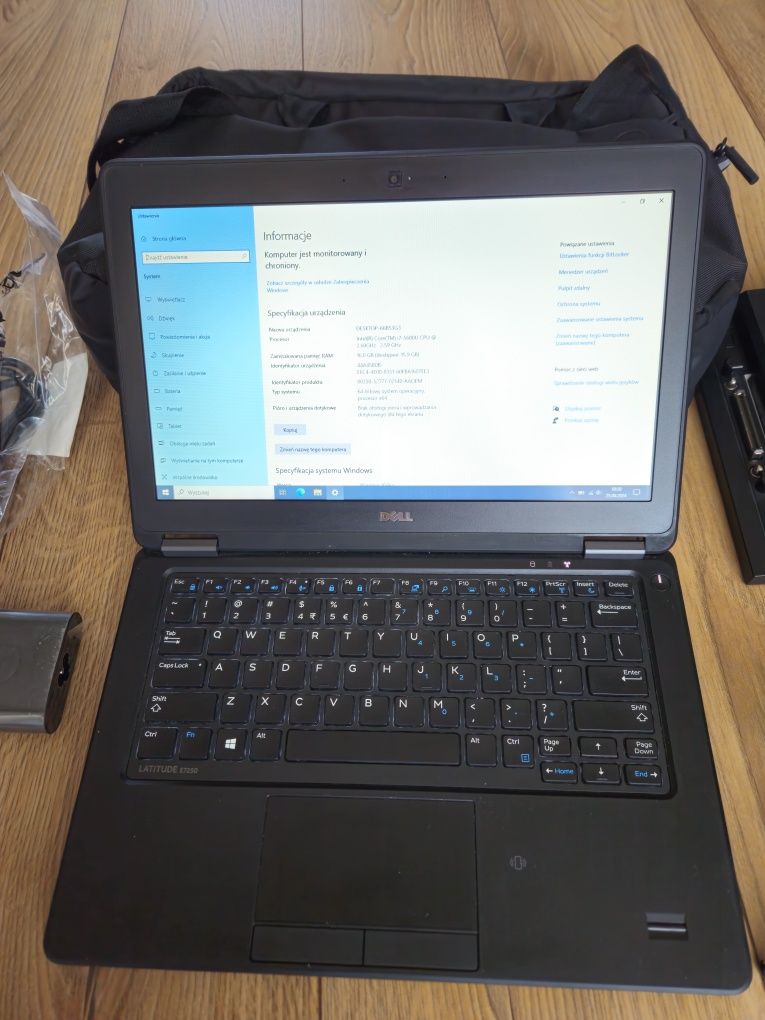 Dell Latitude e7250 12", Intel i7, 16GB RAM, 256GB SSD, 4G LTE laptop