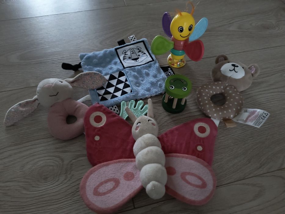 Grzechotki, zabawki sensoryczne