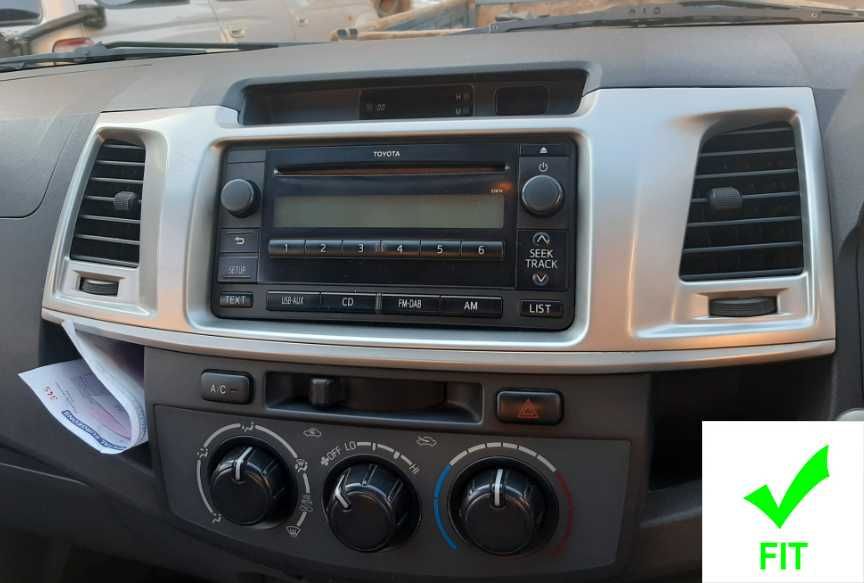 Auto-rádio 10" Android 12 8Core Toyota Hilux 2012+