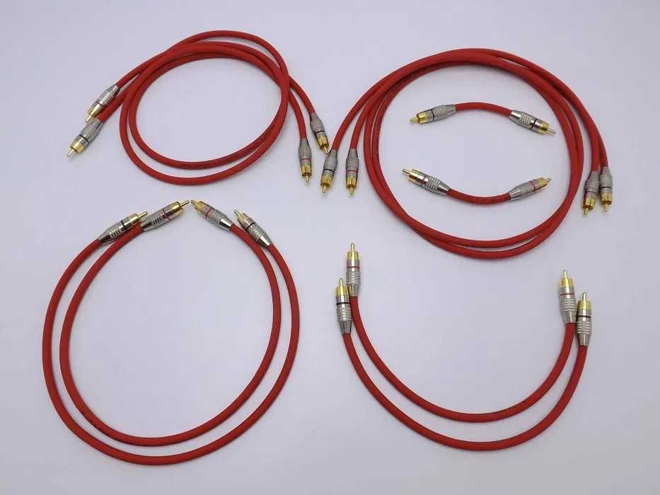 Interkonekt Cordial RCA cinch 30cm 50cm 75cm 100cm