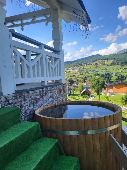 Чан Карпатський краєвид в Поляниці Чан в Буковелі