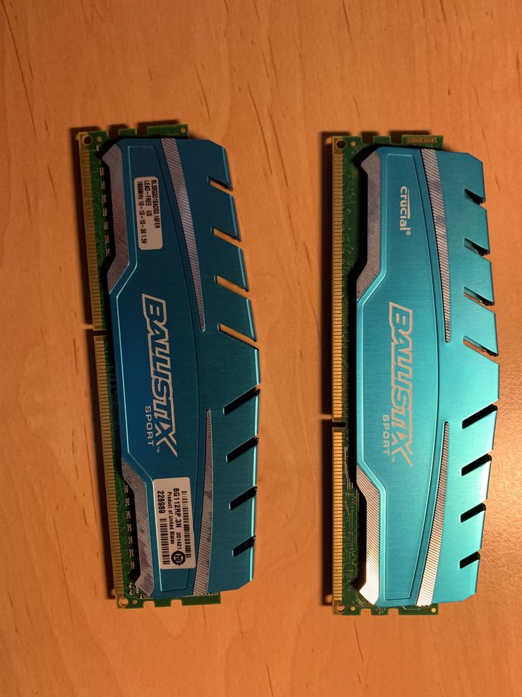 Ram Ballistix Sport 2x8Gb DDR3 1866 MHz