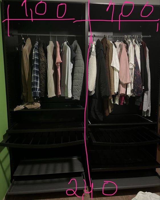 Pack ikea como novo modelar  (Roupeiro)