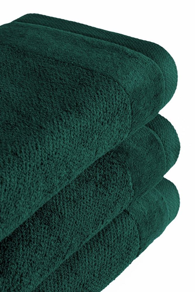 Ręcznik Vito 30x50 zielony ciemny frotte bawełnian