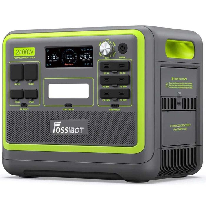 Зарядна станція Fossibot F2400, 2400Вт, 2048Вт·год, UPS, ДБЖ