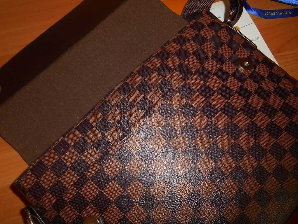 Męska torba aktówka teczka Louis Vuitton, skóra 45-23