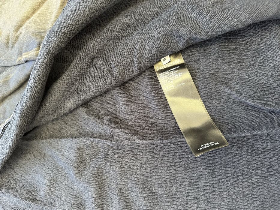 зип худи Balenciaga Paris polo dirty zip up M L vetements rick owens