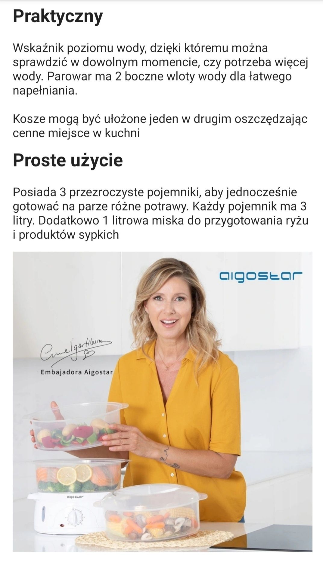Parowar gotowanie z parą 3poziomy