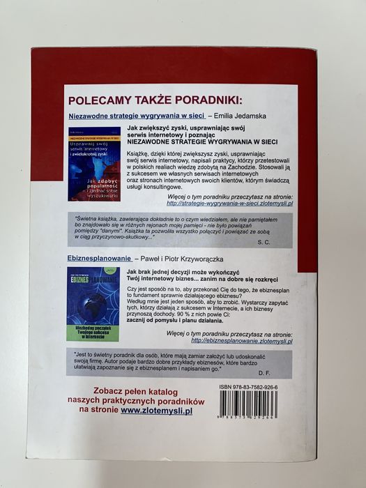 Książka „Sprzedawaj w sieci”