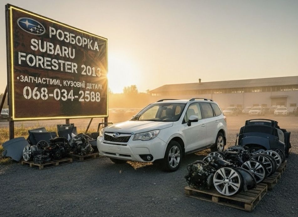 Разборка Subaru Forester 2013 року (кузов SJ) 2.0 дизель (EE20)
