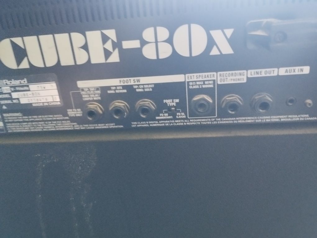 Roland Cube 80X amplificador de guitarra