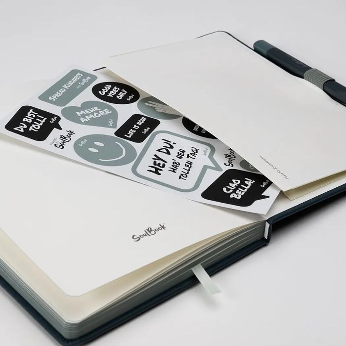 SoulBook - Caderno / Bloco de notas + caneta em Alumínio ( selado)