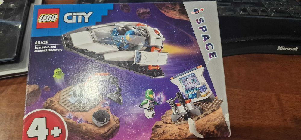 Lego 60429  дослідження астероїд, lego 31134 шатл