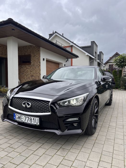 Infiniti Q50S Hybrid AWD Salon Polska 2 kpl kół jasne wnętrze