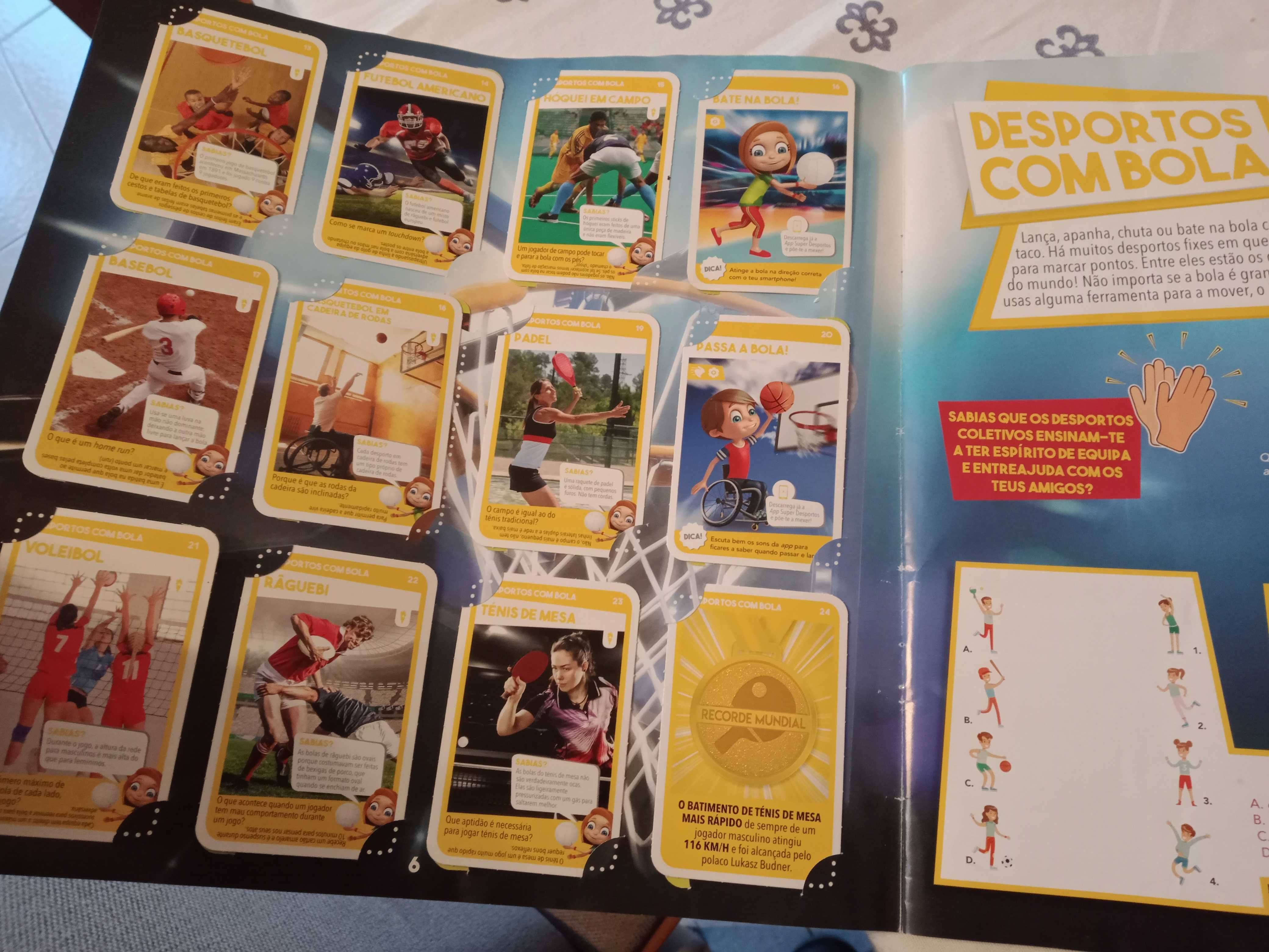 Super Desportos - Colecção Completa - Pingo Doce - Cromos
