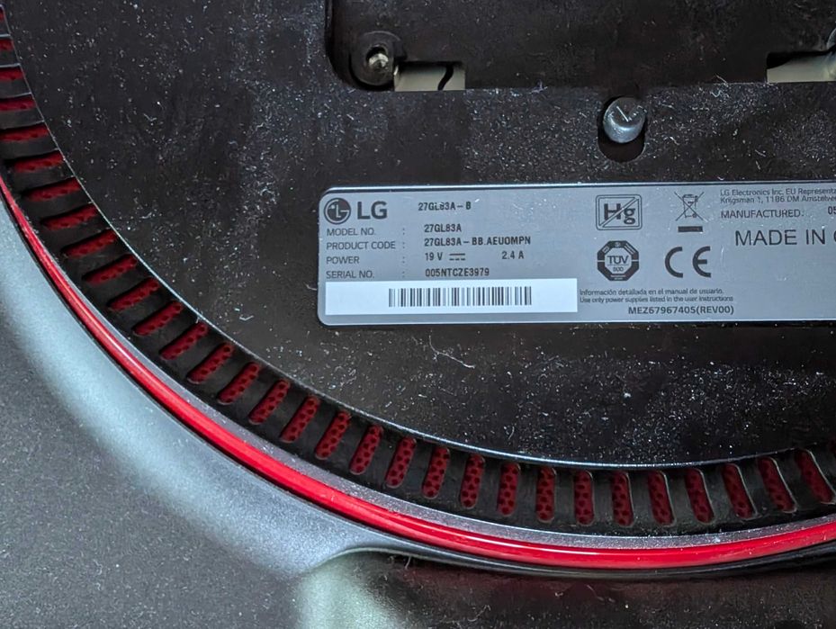 Monitor Gamingowy LG UltraGear 27GL83A