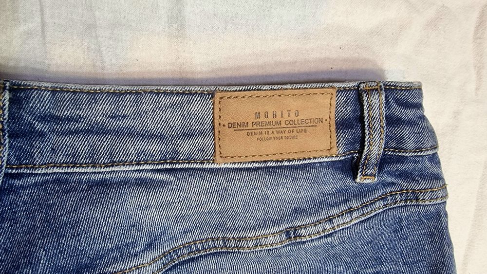 Jeans Mohito denim roz. 38 spodnie chinos cargo