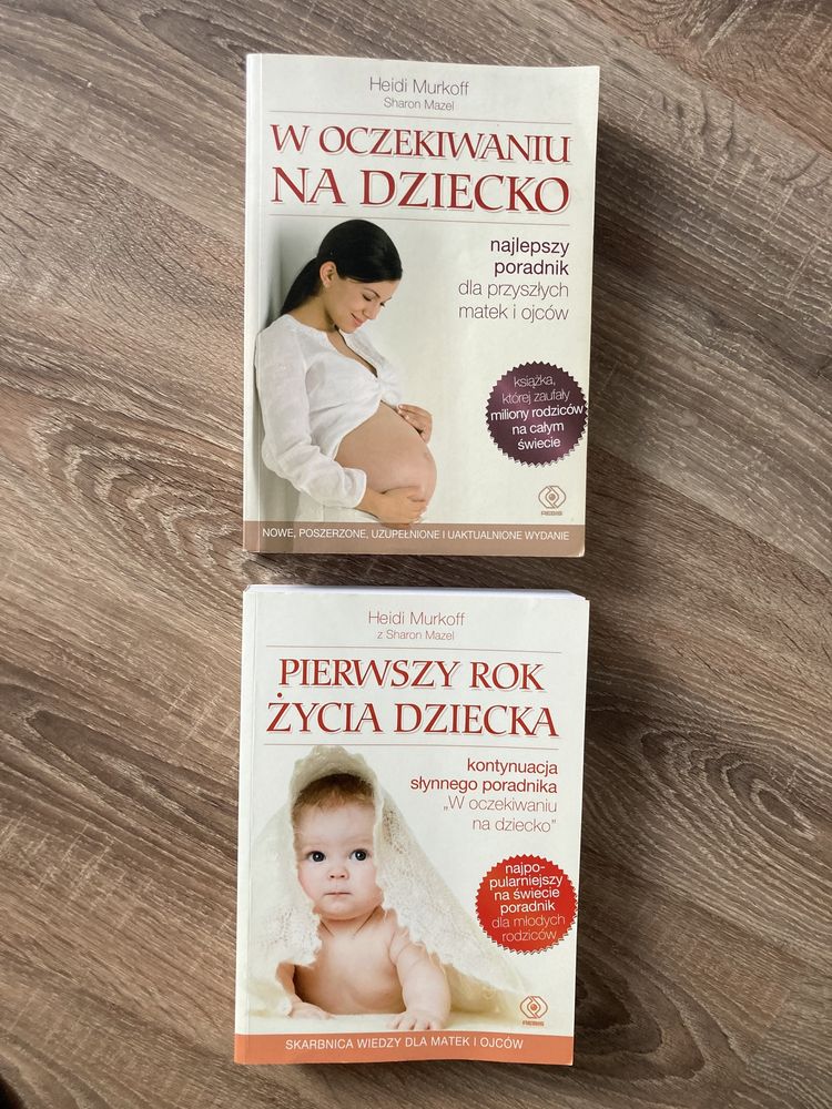Dwie książki pierwszy rok życia dziecka