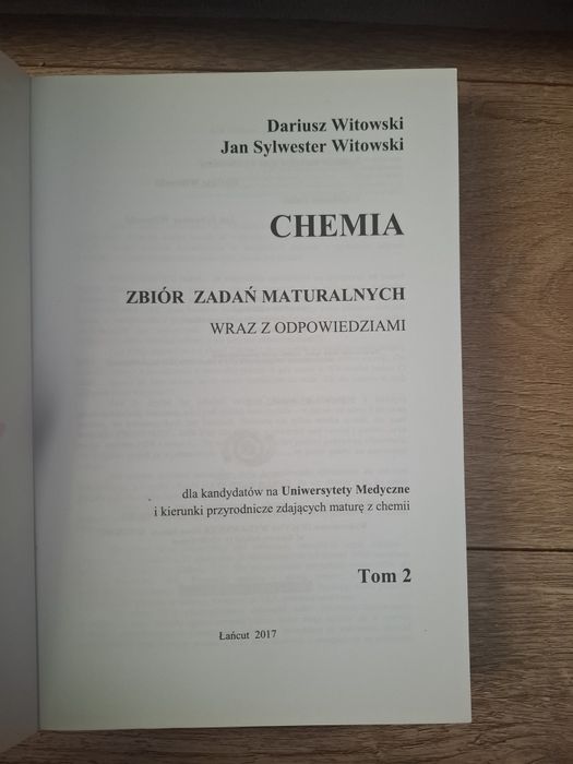 chemia witowski 2 tom część