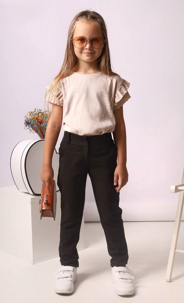 Школьные брюки для девочки, 122-128-134 см