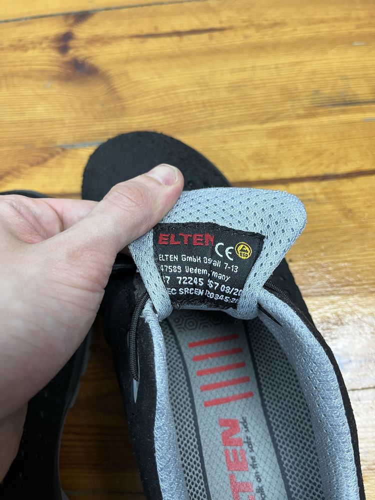 Czarne Buty ELTEN Ochronne Robocze Work Wear Shoes rozm. 37