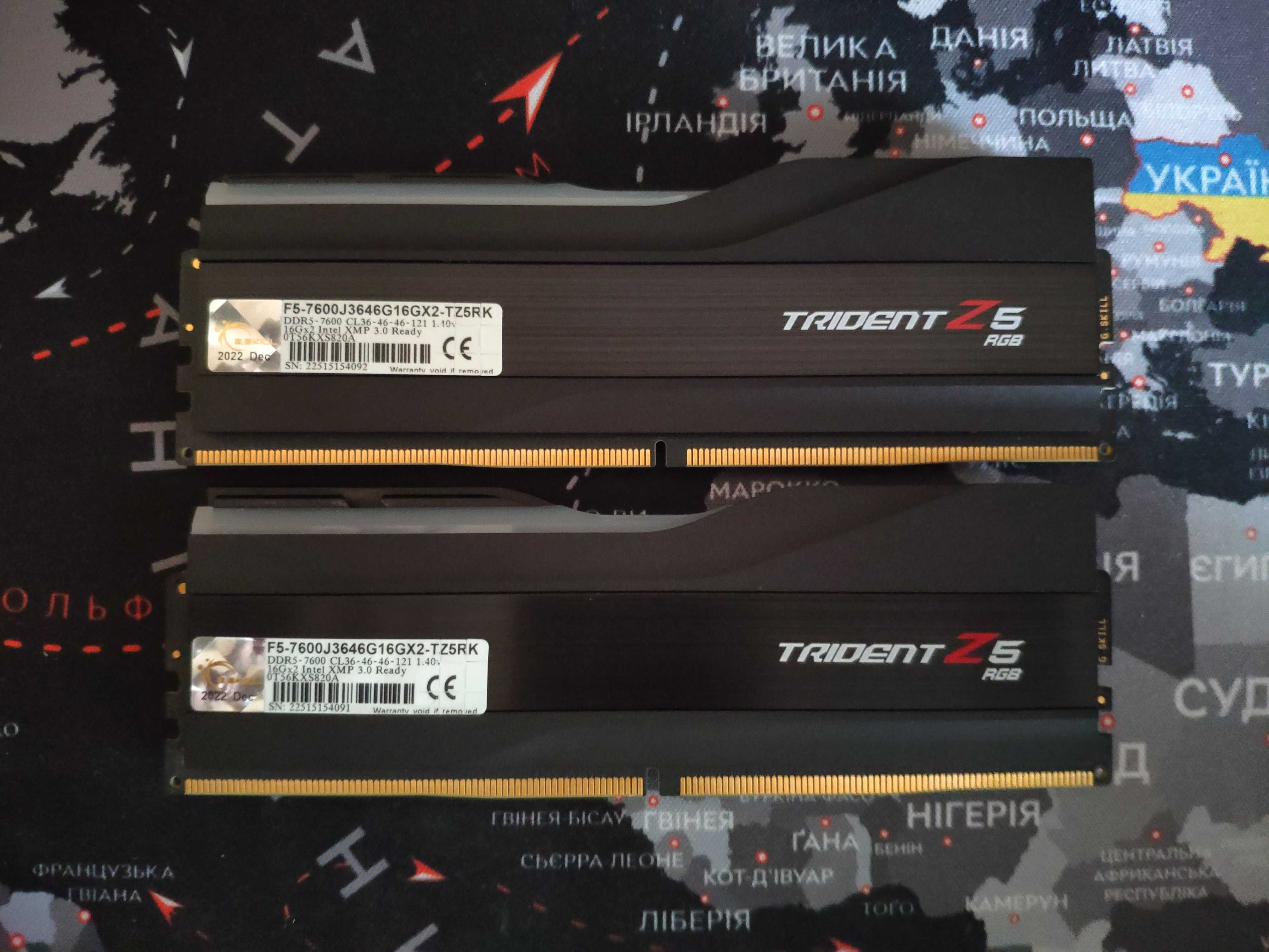 G.Skill Trident Z5 RGB DDR5-7600 2x16GB