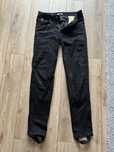 Spodnie motocyklowe czarny jeans W32 L34 REBELHORN