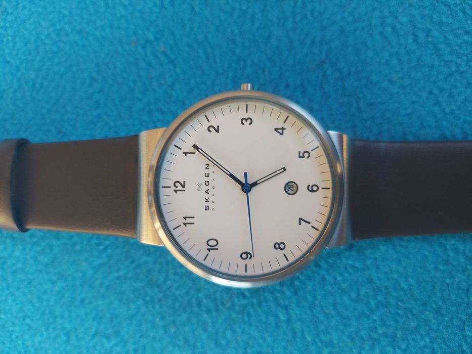 Годинник Skagen SKW 6082 Denmark кварцевий Данія новий ремінець ідеал