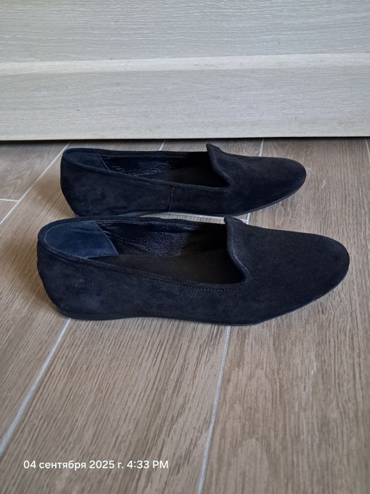 Туфлі 42 28 см мокасіни лофери замша