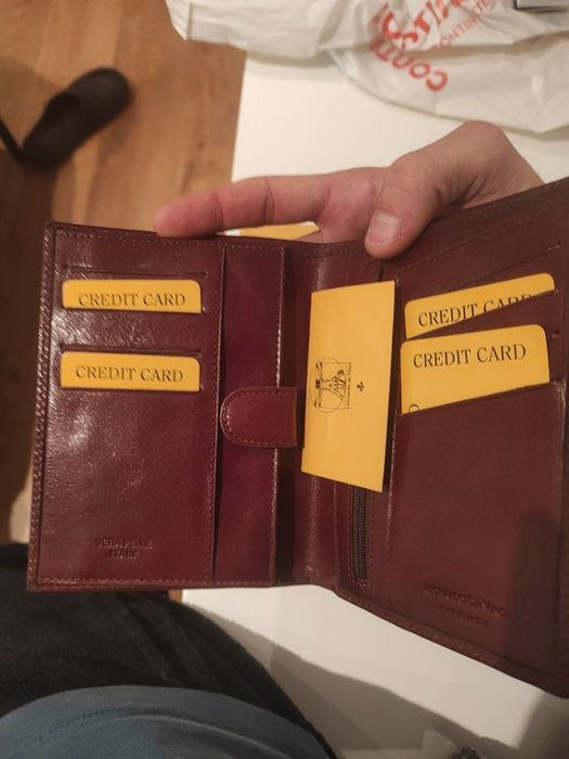 Carteira firenze Leonardo da Vinci