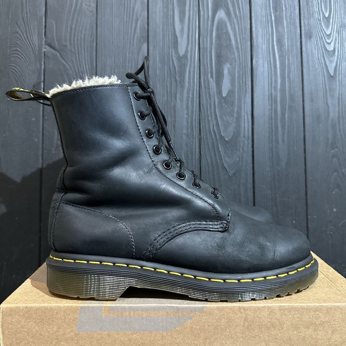 Зимові шкіряні утеплені ботінки Dr Martens 39 розмір 24.5 см