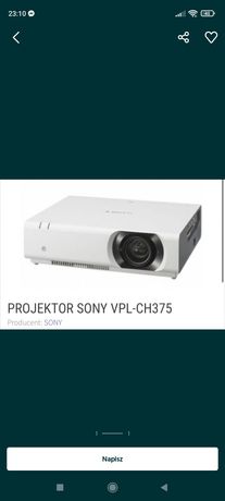 Projektor Sony vpl ch375