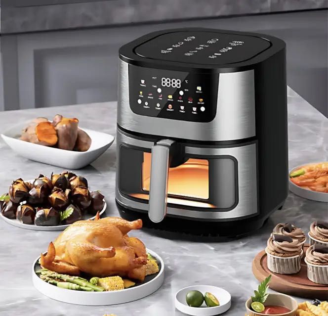 Мультипіч аерогриль аерофритюрниця Domotec MS-3223 12 л 3500 Вт 2 ТЕНИ