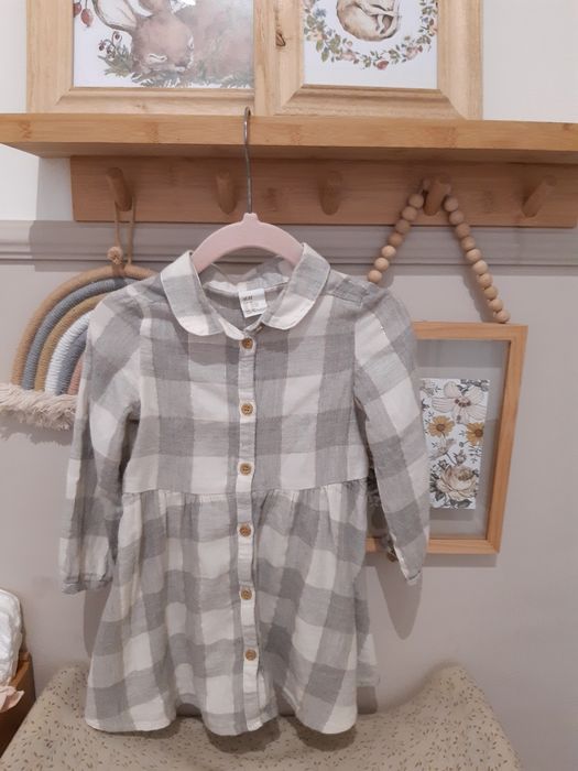 Sukienka H&M 86 kratka