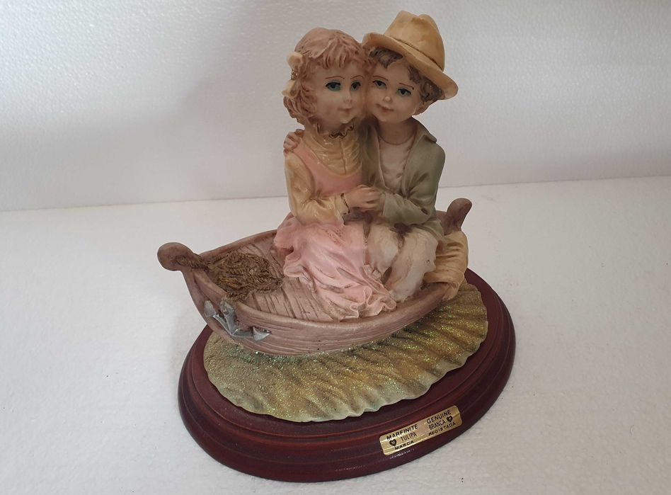 Escultura Love in a Boat - Marfinite Genuine - vintage