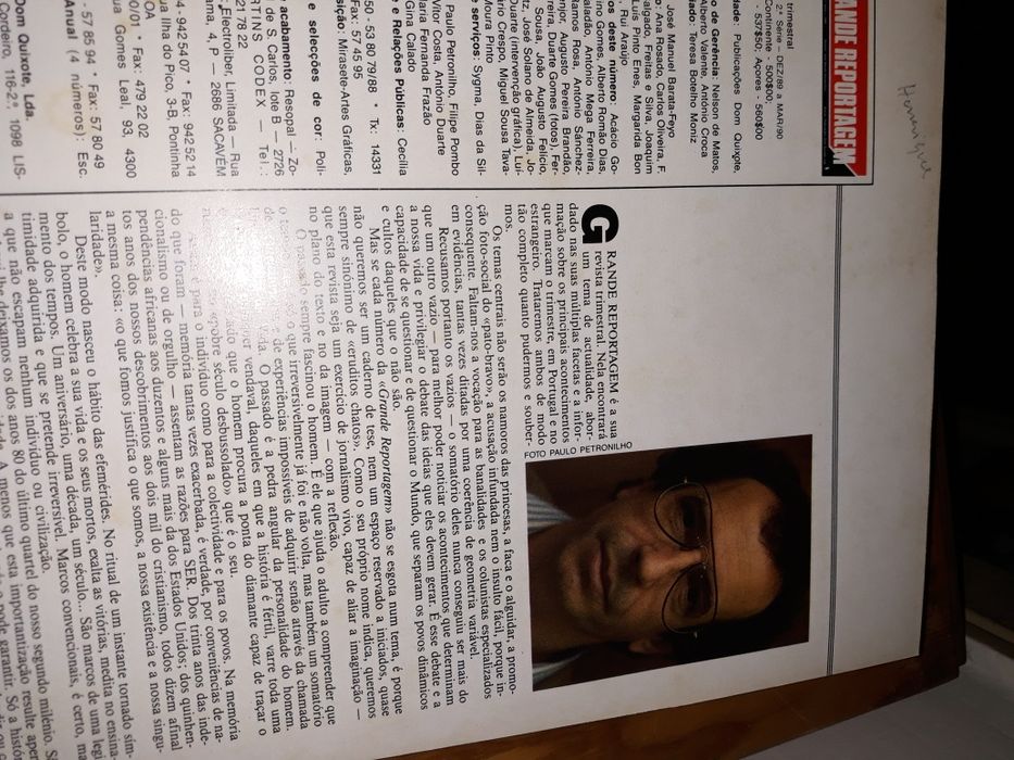 Grande reportagem.
